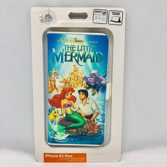 Disney Parks - iPhone XS Max Folio Case - The Little Mermaid VHS Cover - Picture 1 of 7